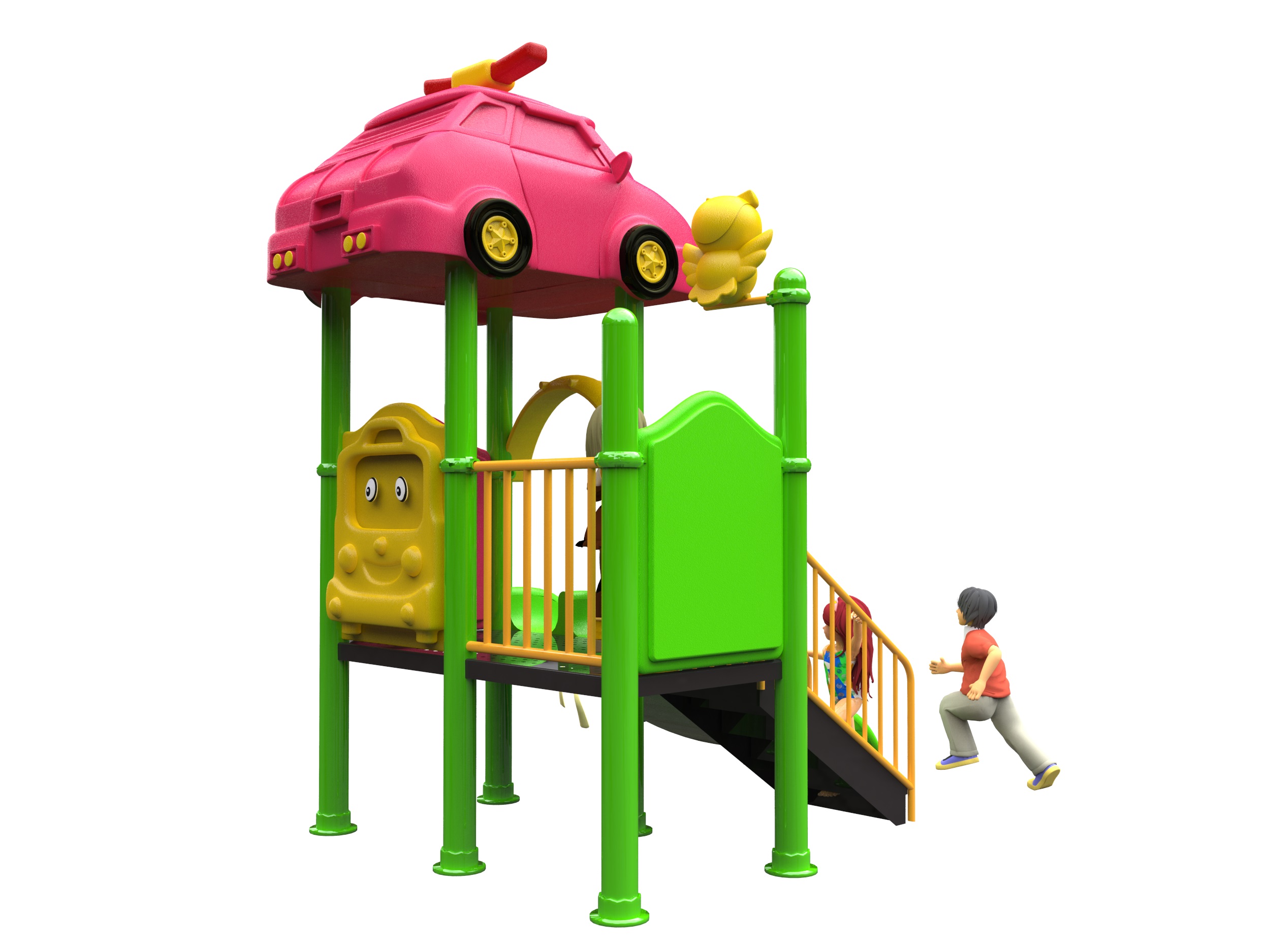 kids outdoor playground set children's playground equipment HT-89019