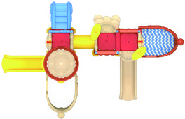 toddlers plastic playground equipment SP-007