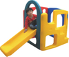 children's plastic playhouse with slide kids playground equipment SLWJ-020