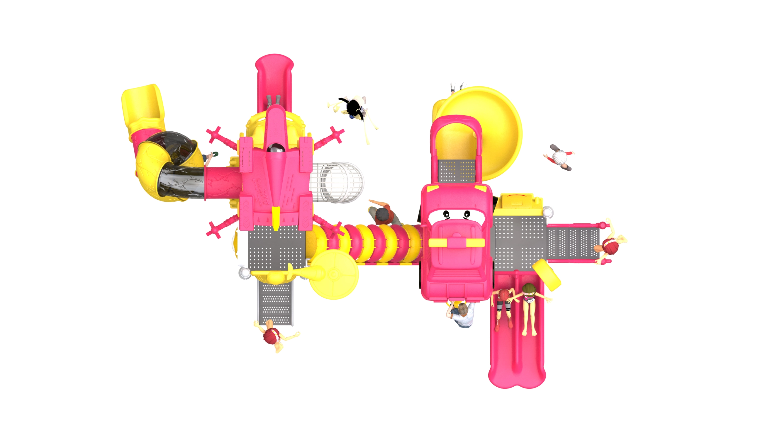 kids outdoor playground equipment custom playground HT-14014
