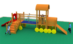 wood outdoor play equipment MH-050