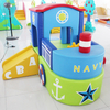 pirate ship design soft playground, toddler's indoor playground equipment, indoor playground equipment for toddler's play center RB-062