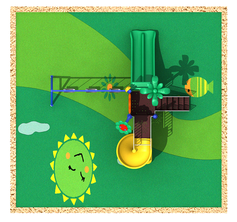 kids play area outdoor HT-14117