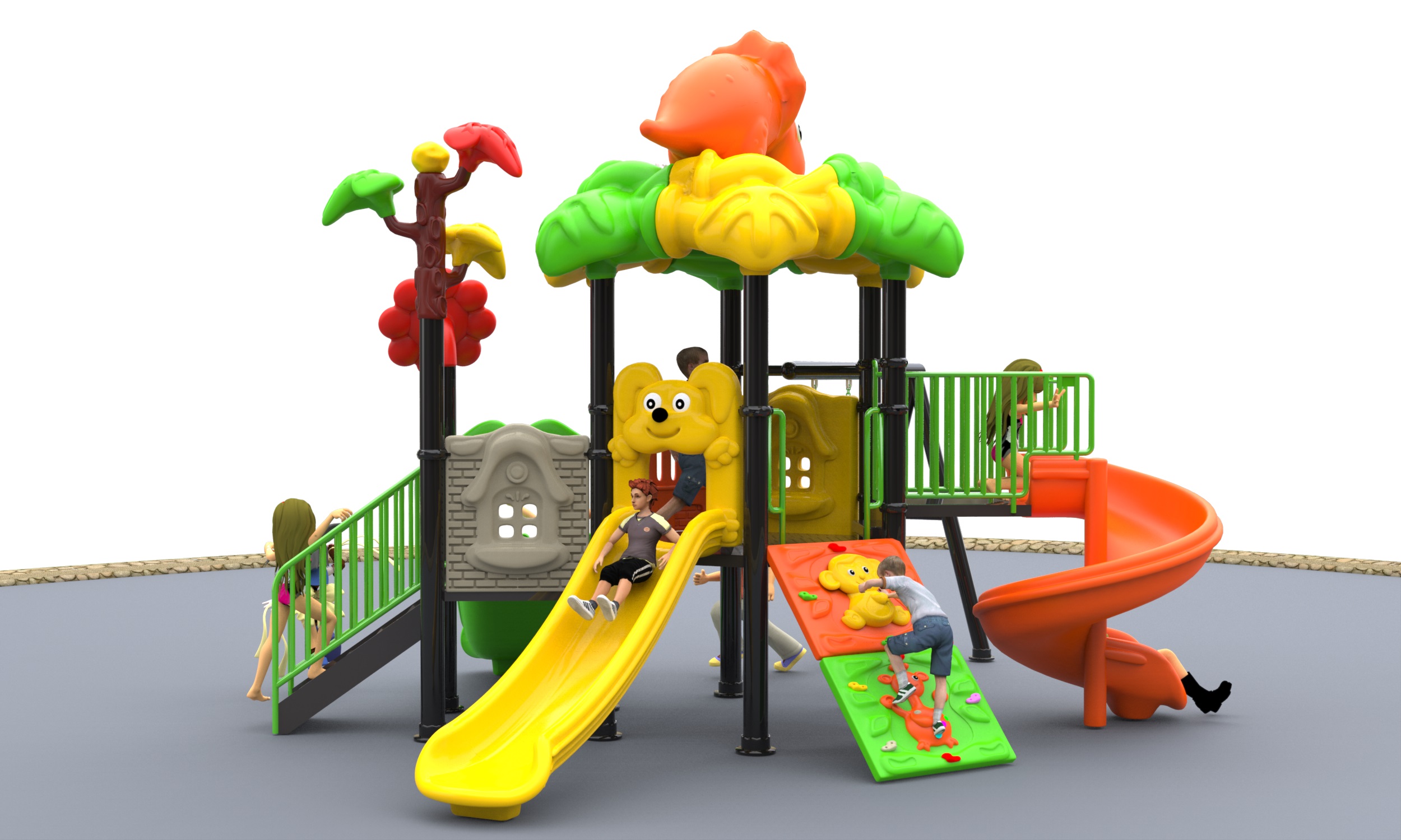 kids playground outdoor HT-89043