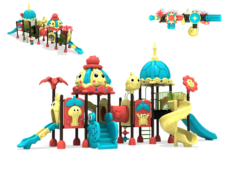  outdoor playground slide HT-89061