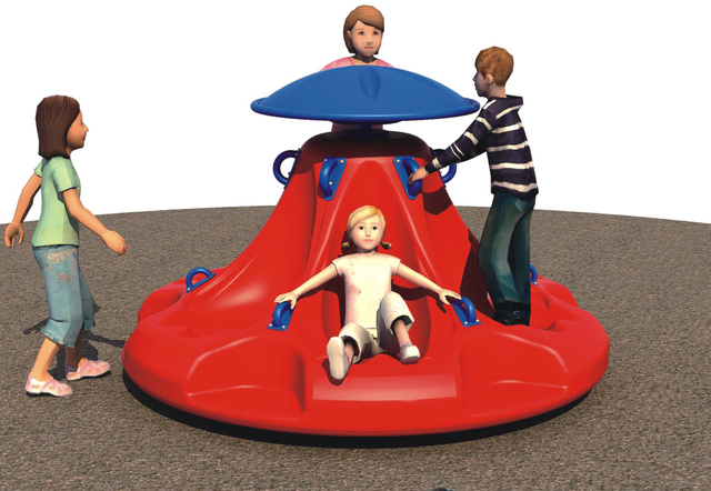 outdoor playground equipment merry go round for children ZY-138