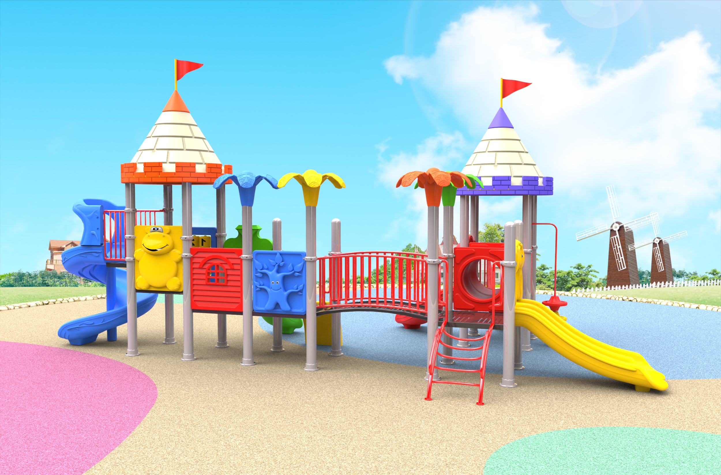 slide playset for toddlers HT-14103