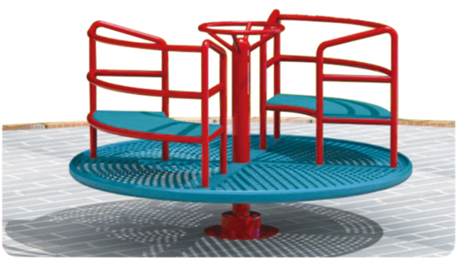 merry go round playground equipment ZY-061