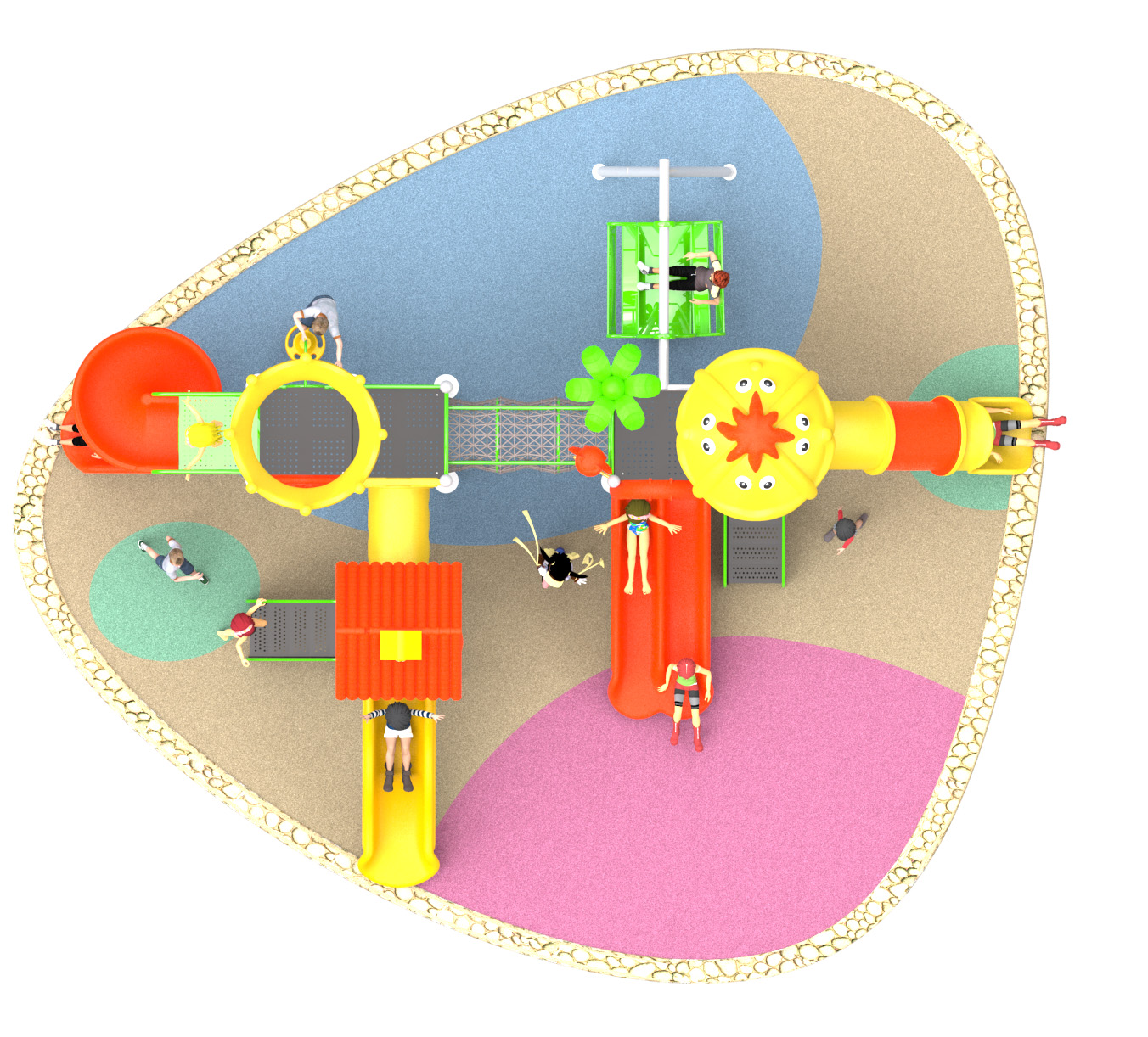 residential playground equipment for children HT-76030