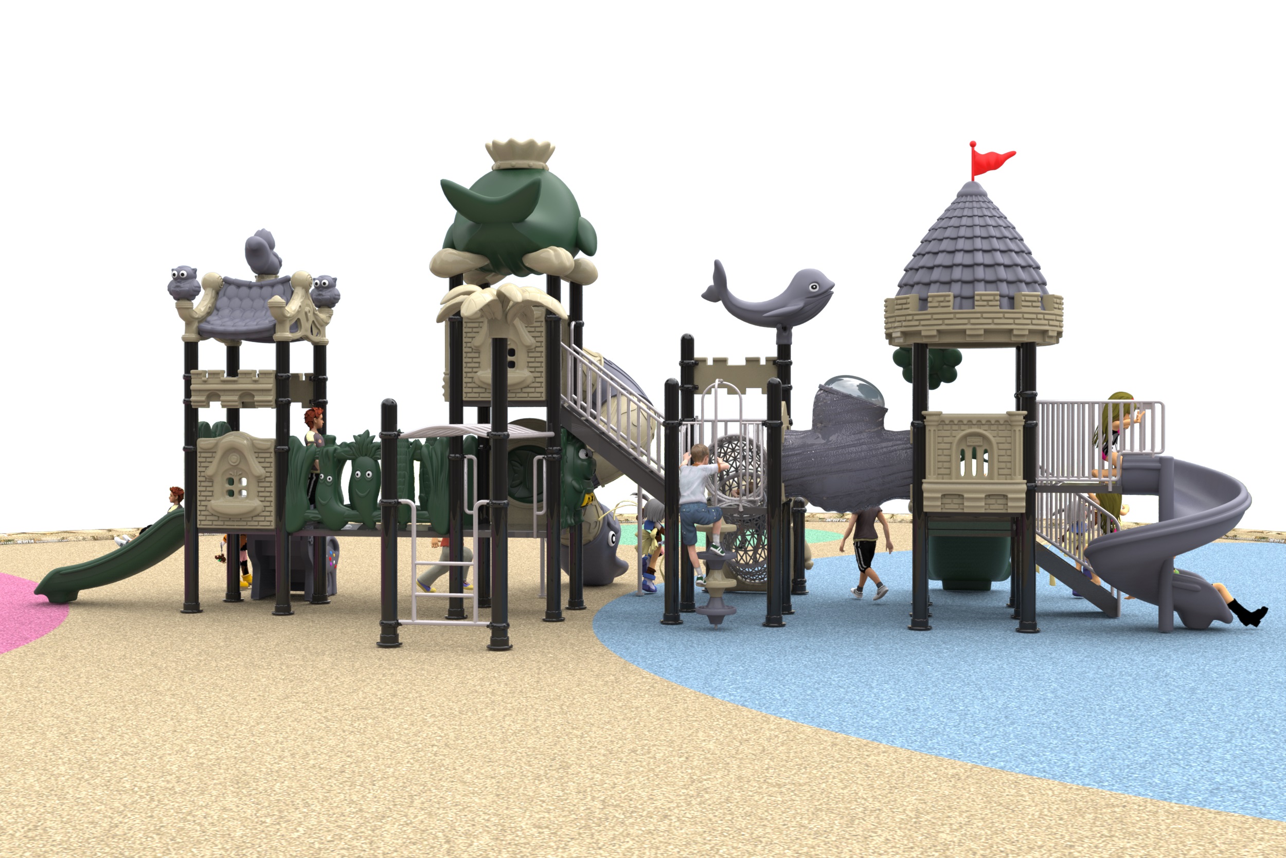 playground equipment for kindergarten HT-89036