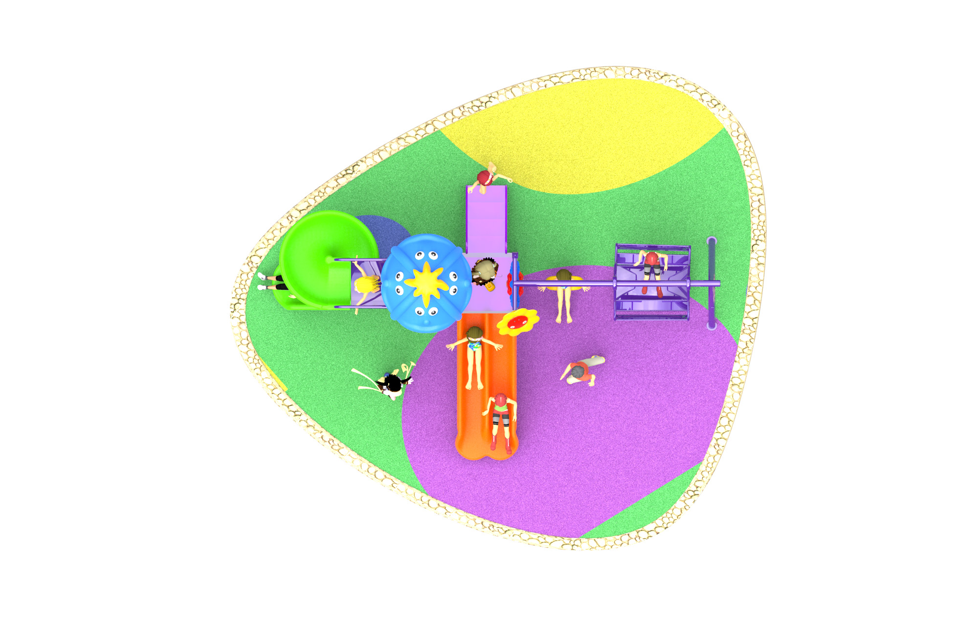 primary school playground equipment HT-55040