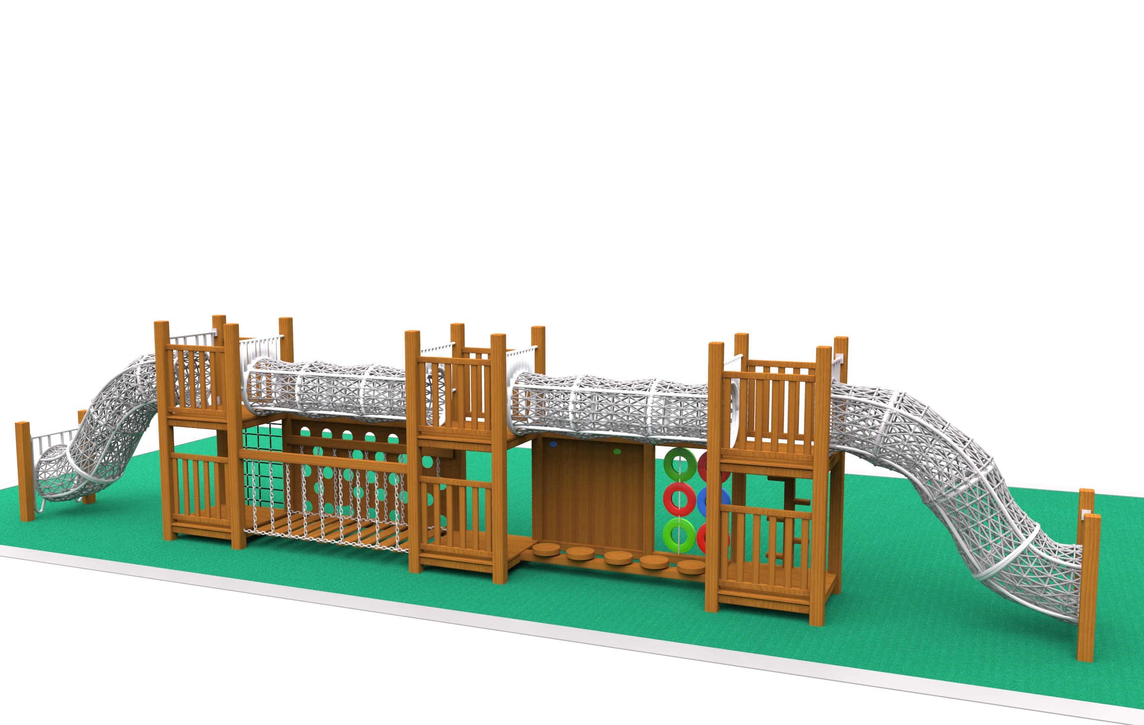 outdoor adventure playground equipment HT-WD23012