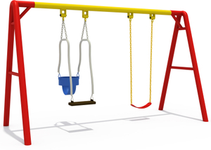 Outdoor Fitness Equipment three Kids Swing QQ-011