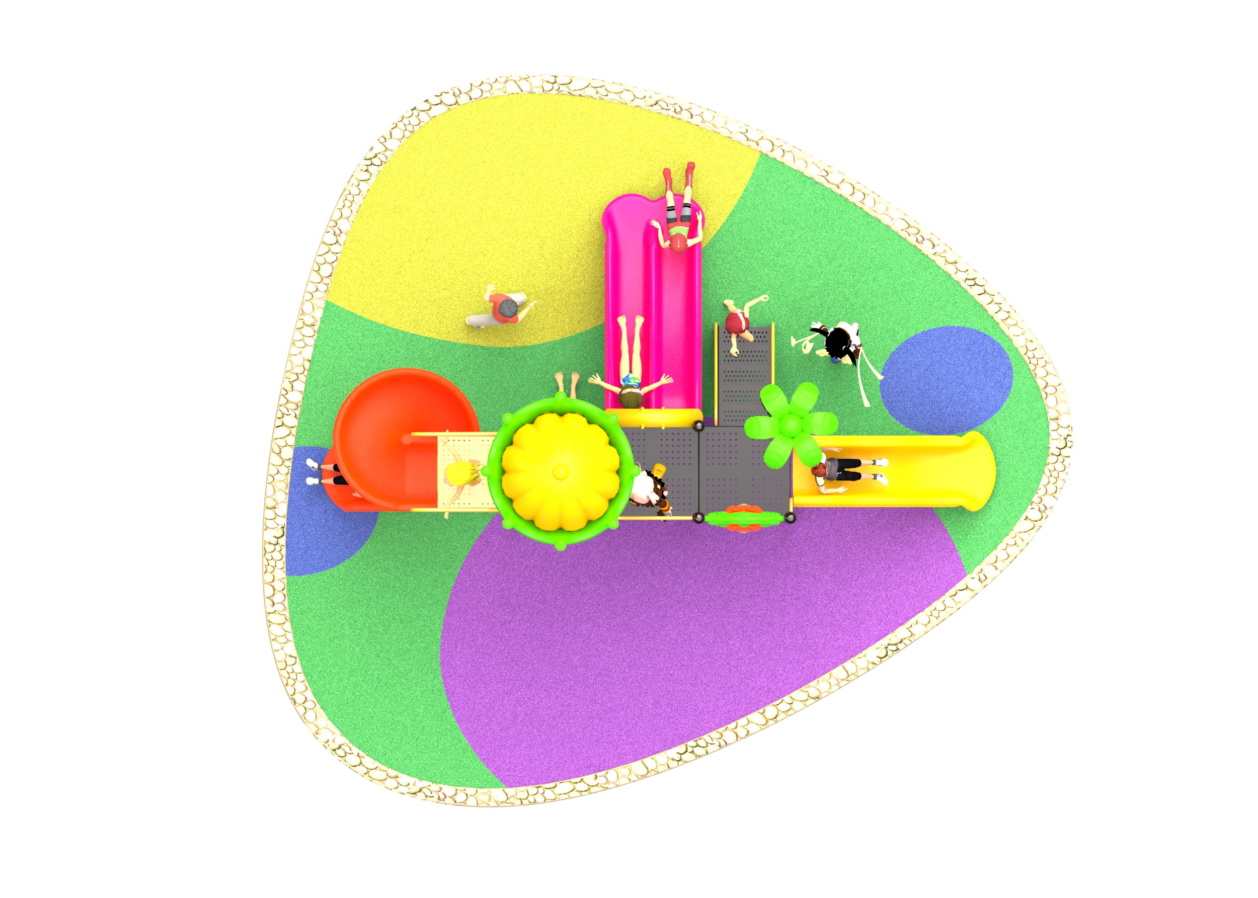 playground equipment for kindergarten HT-76016