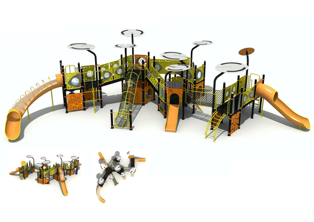 kids outdoor playset outdoor playground equipment custom playground PE-HT-001