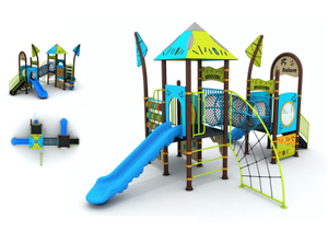 kids outdoor playset outdoor playground equipment custom playground PE-HT-007