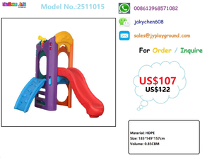 Plastic playhouse with slide for children US$107 BIG SALES!!!