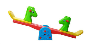 cartoon horse plastic seesaw SLWJ-235