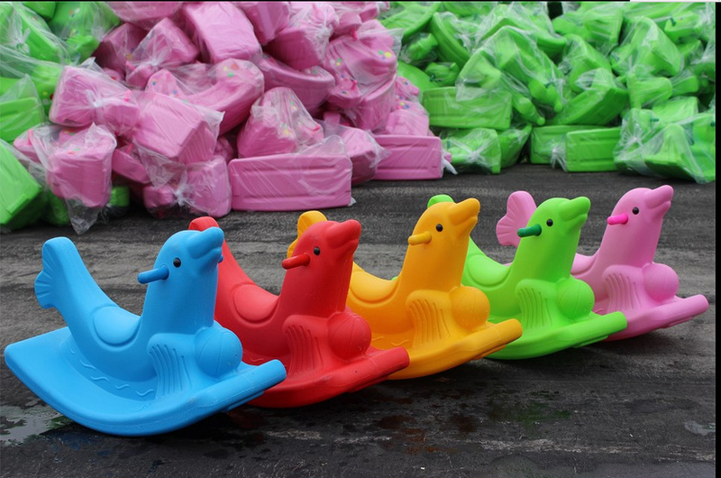 plastic rocking horse for toddlers SLWJ-223