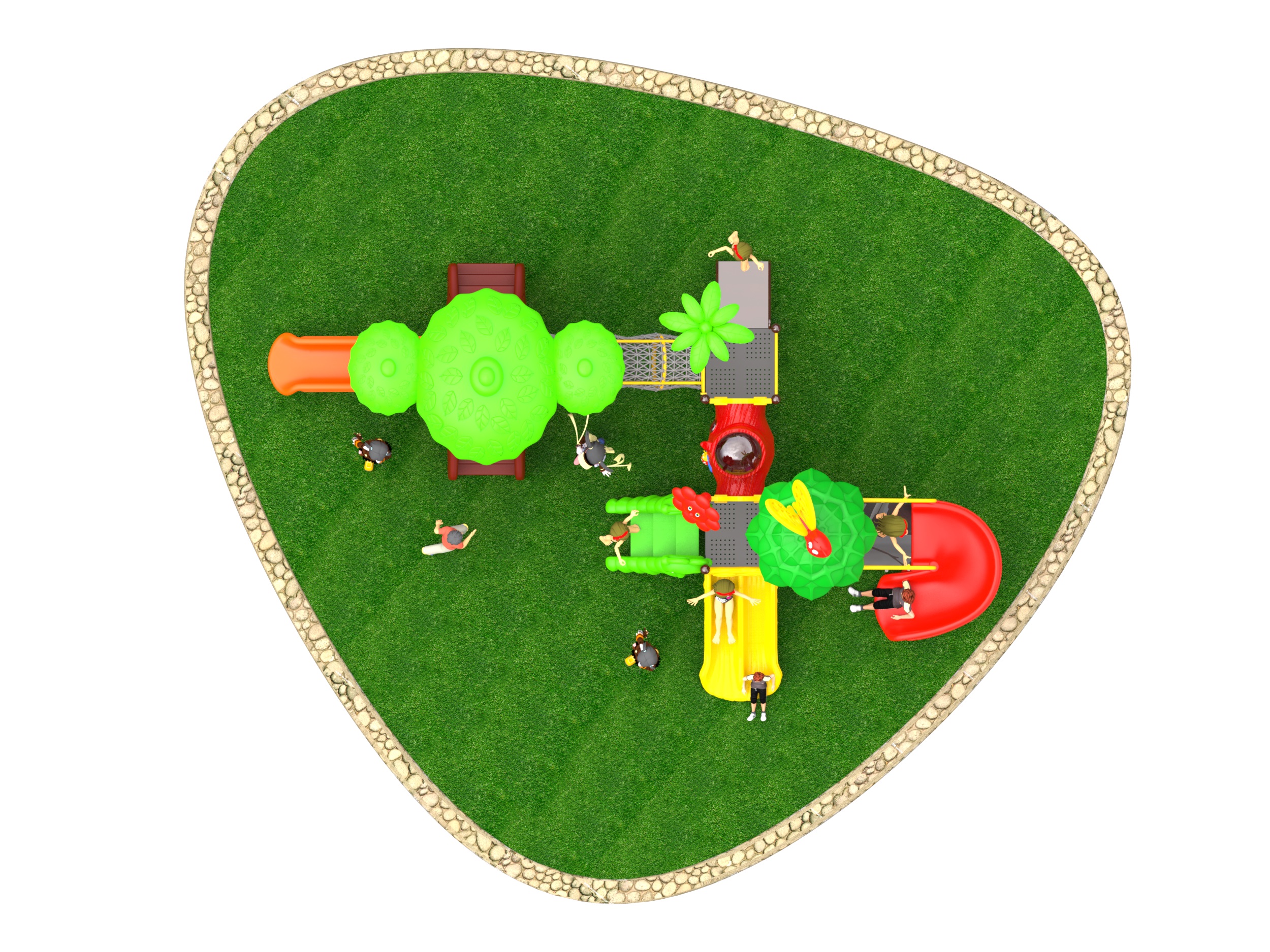 nursery outdoor play equipment HT-76103