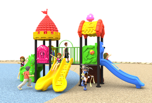 kid plastic outdoor playground equipment HT-76107