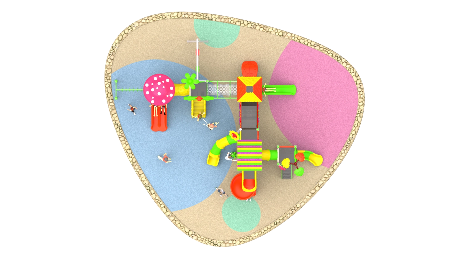 children's playground equipment amusment park play HT-14008