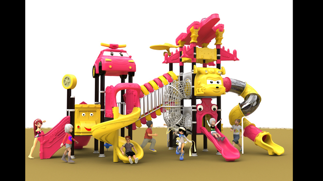 kids outdoor playground equipment custom playground HT-14014