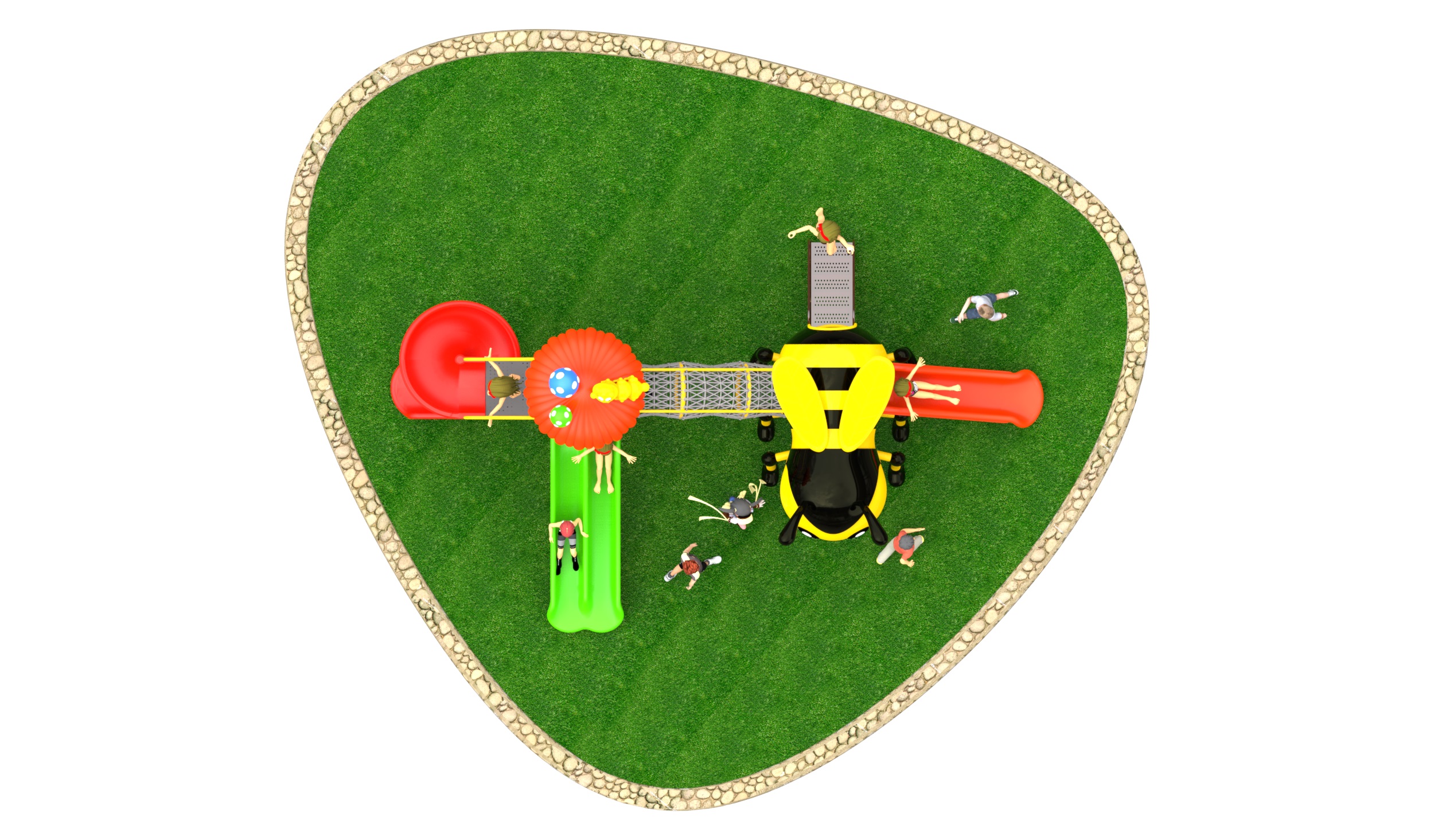 commercial outdoor playground equipment HT-76115