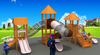 wooden playground play equipment MH-054
