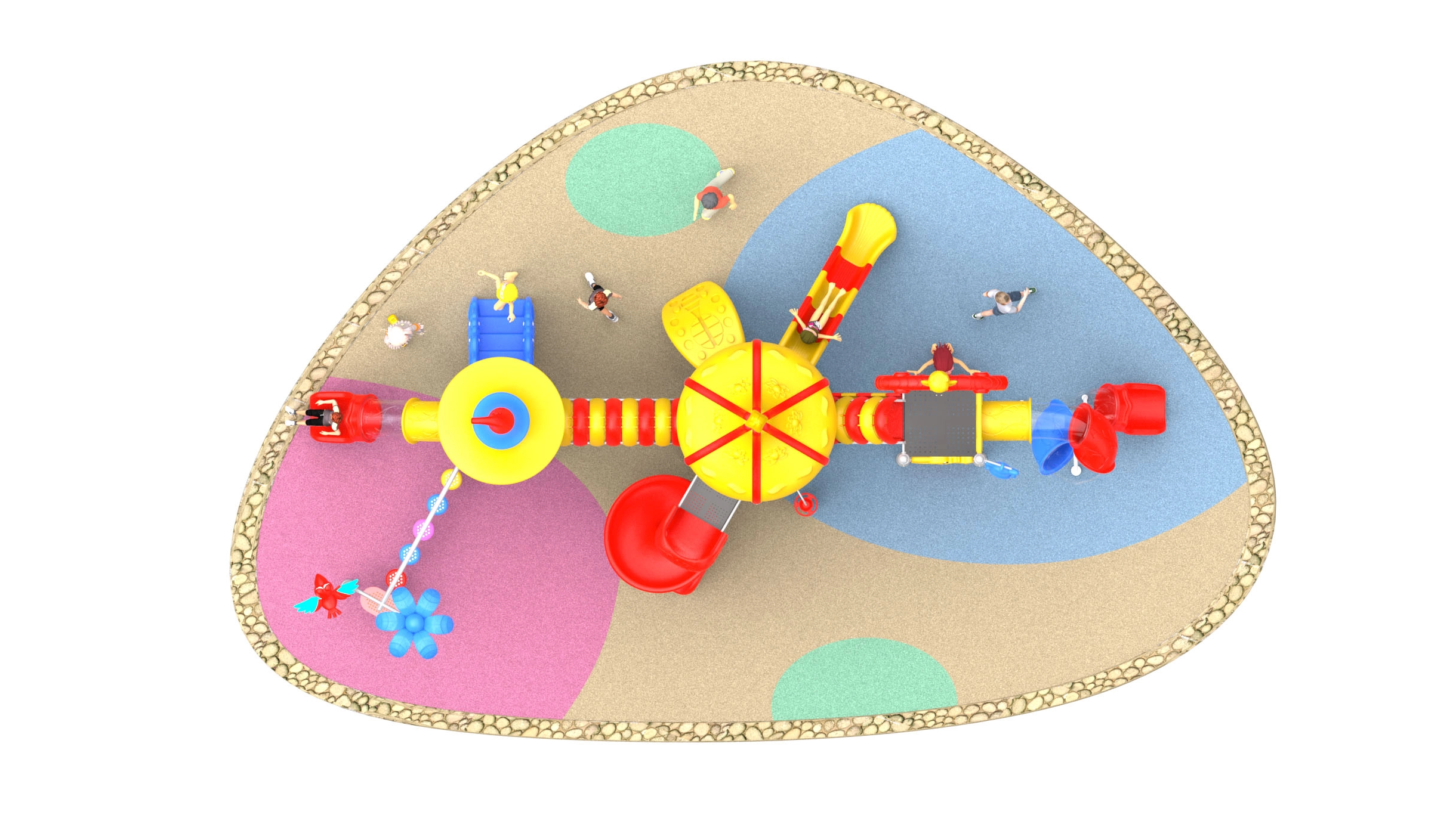 outdoor play equipment for kids HT-14070