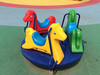 pony horse three seat swivel chair ZY-010