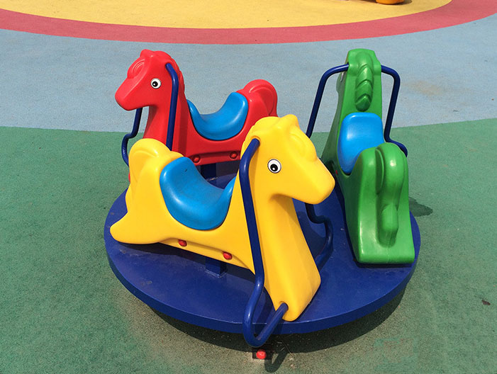 pony horse three seat swivel chair ZY-010