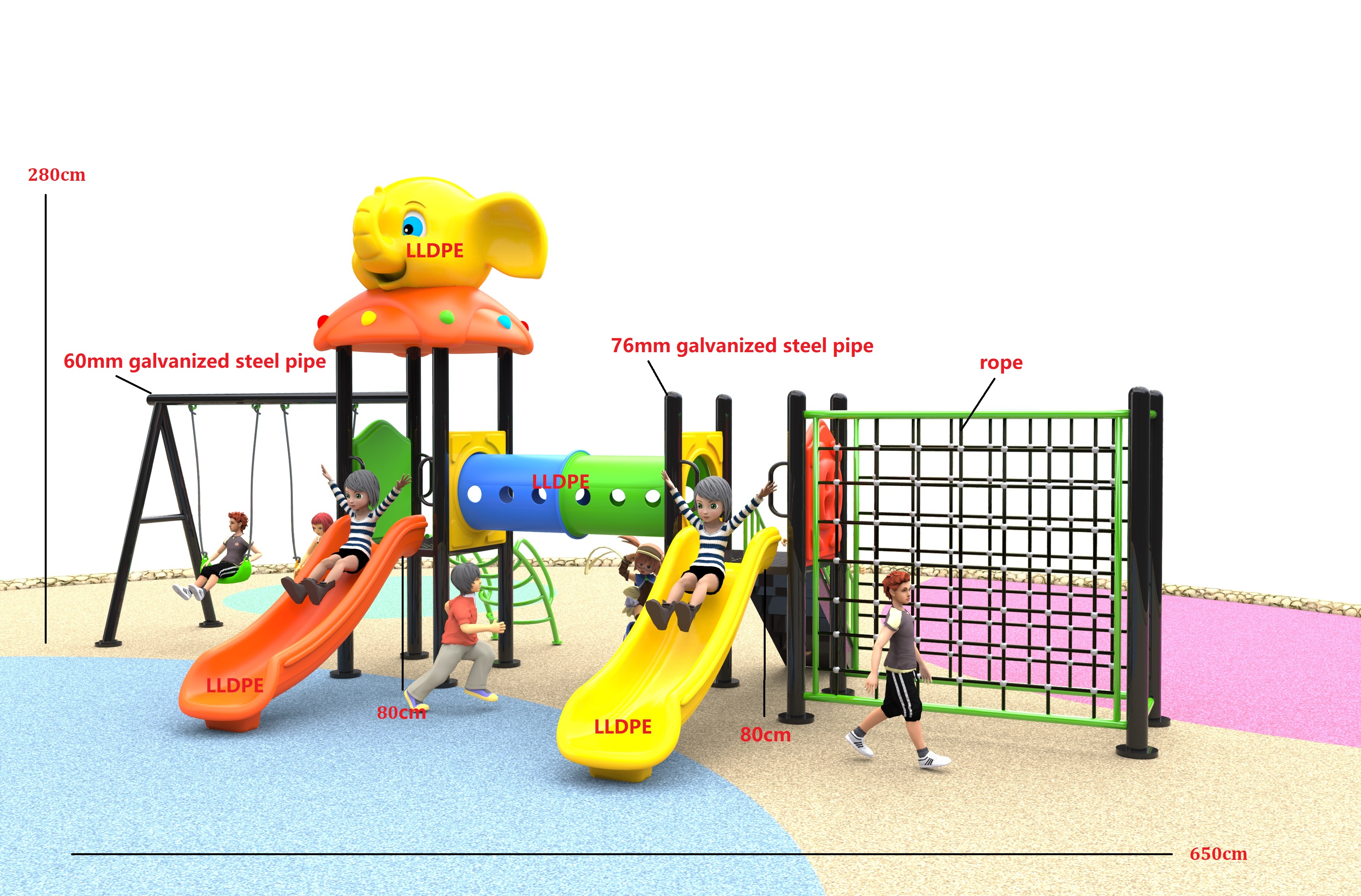 playground slide for sale HT-2376006