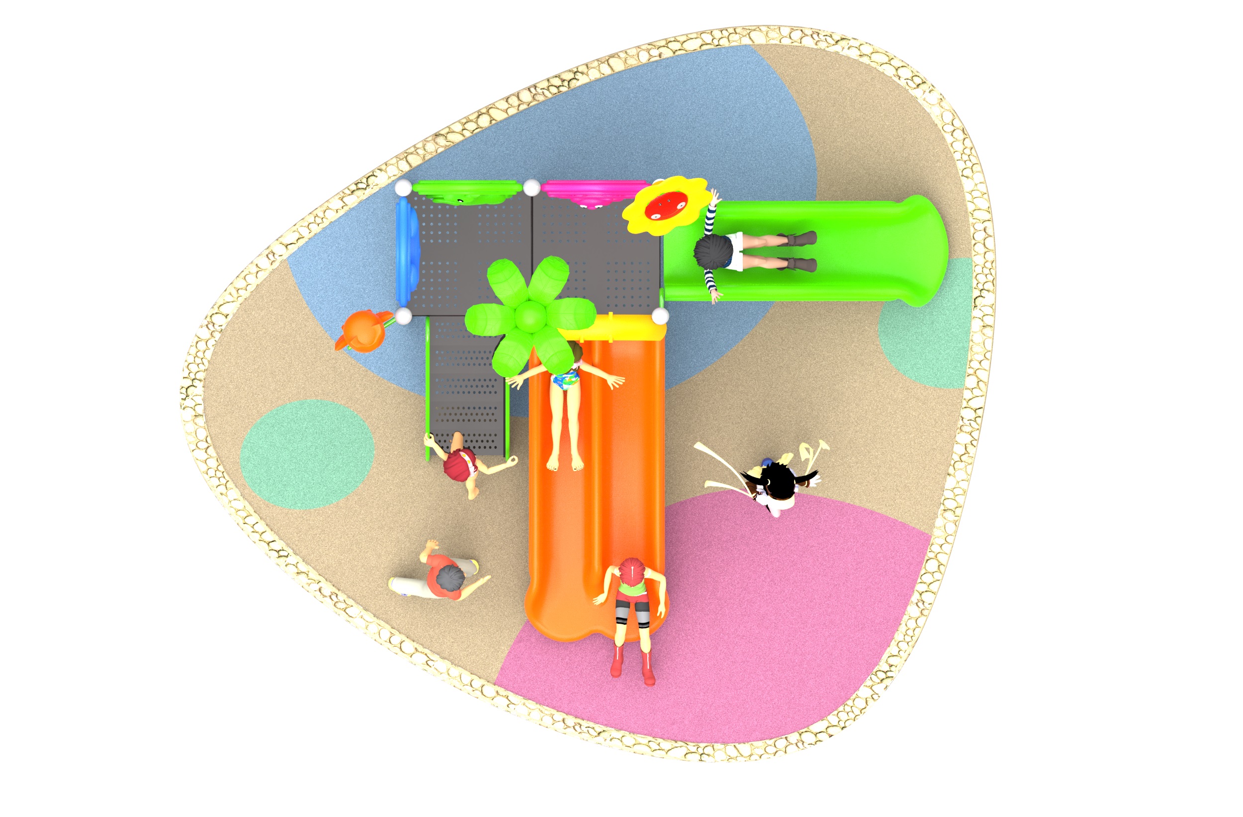 toddlers outdoor playground equipment HT-2376011