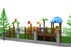 wooden playground equipment HT-WD23003