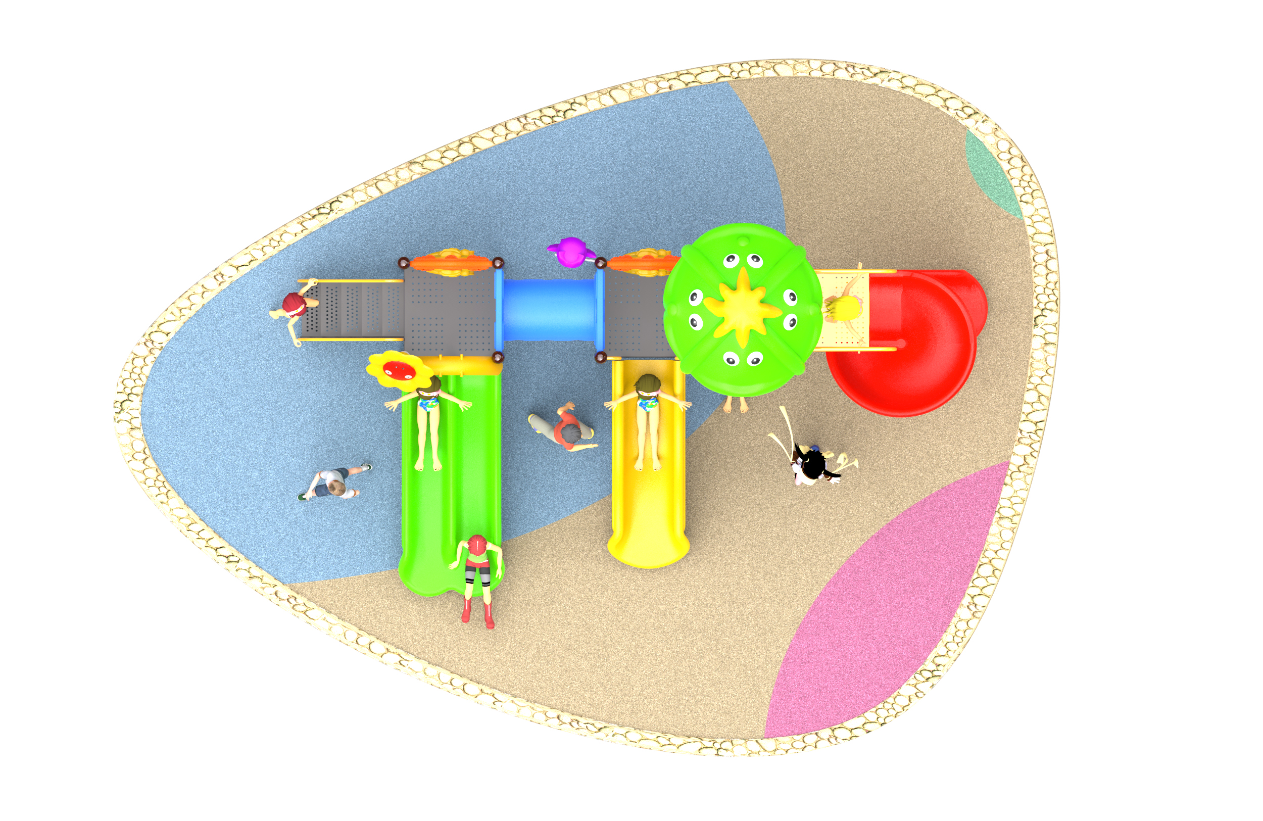 outdoor adventure playground equipment HT-76040