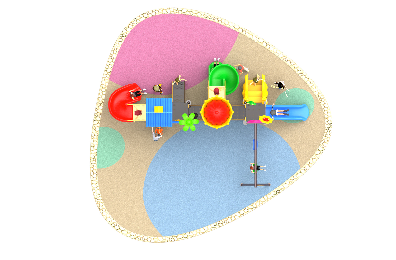 commercial playground equipment for toddler HT-76023