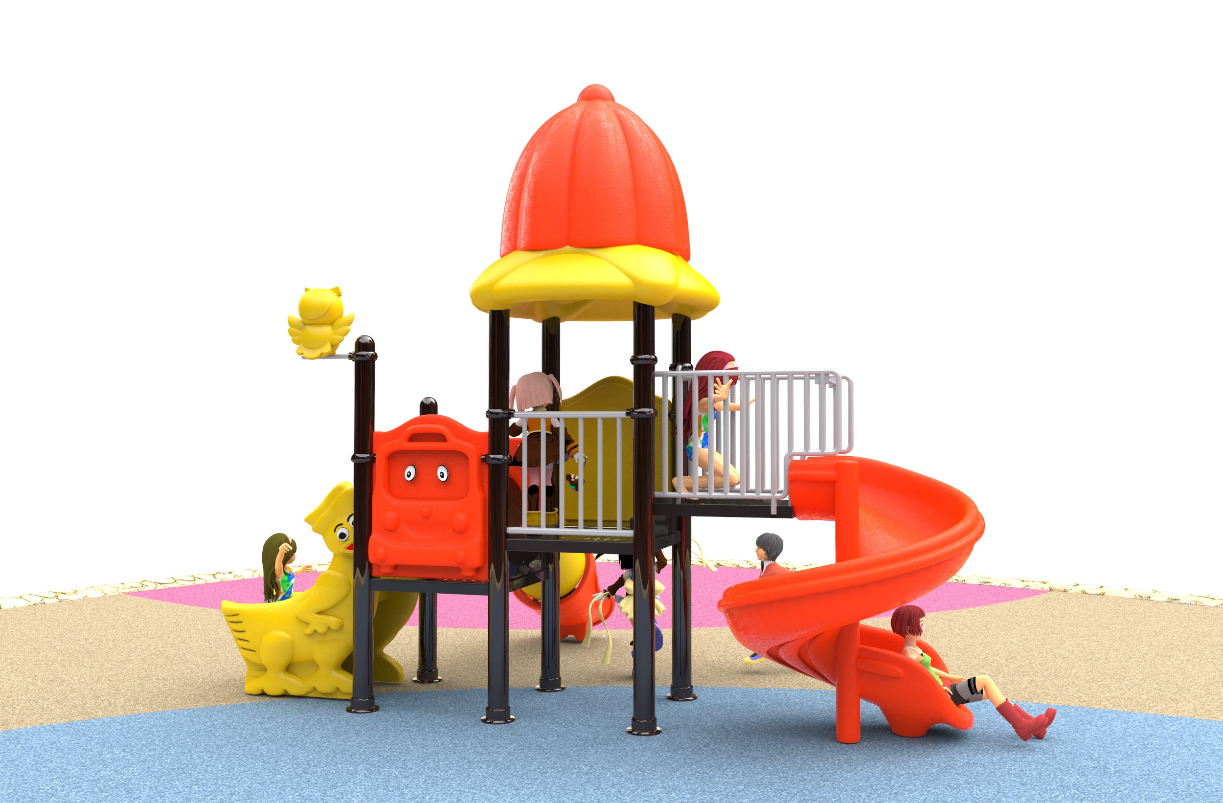 outdoor playset playground equipment HT-89004