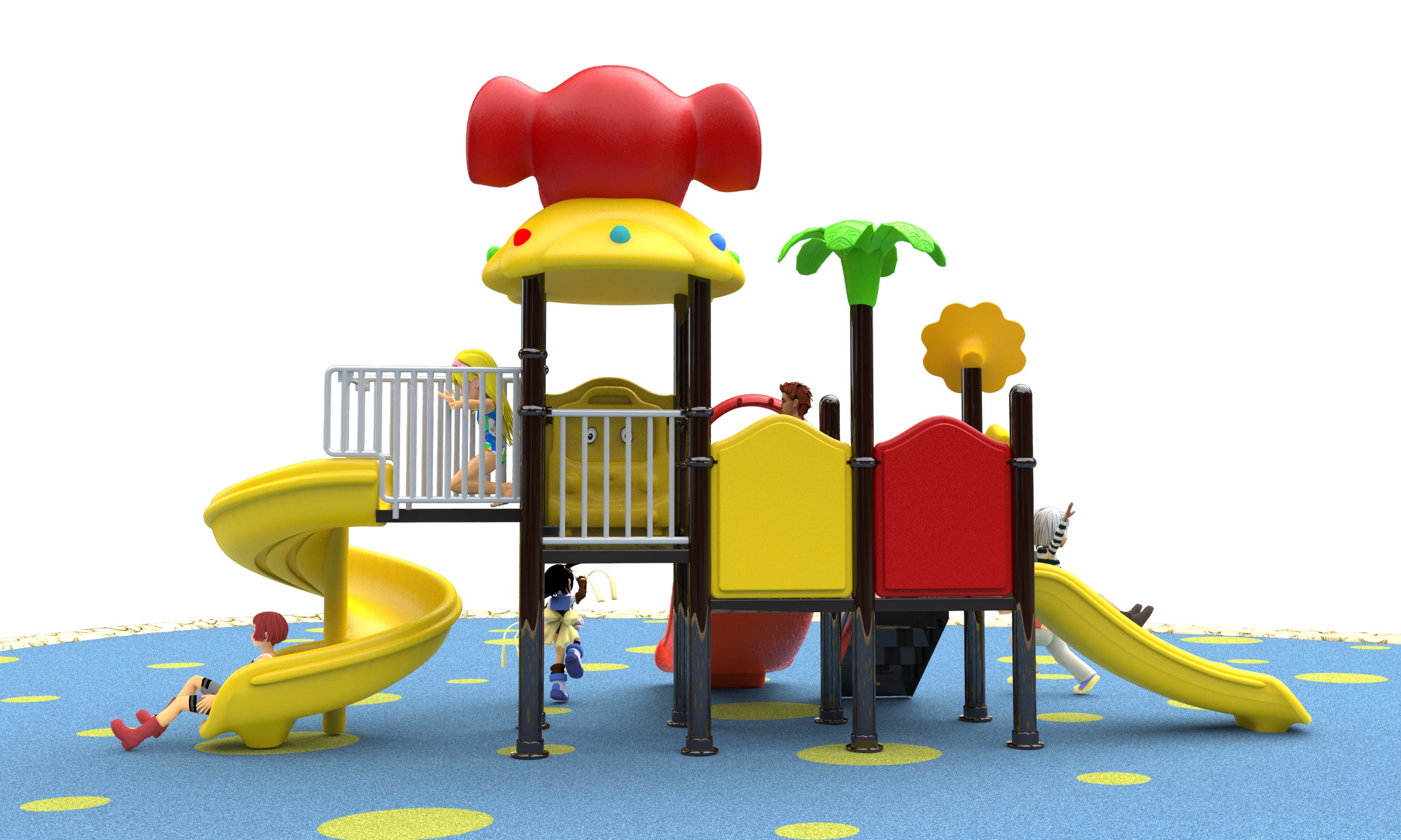 kids outdoor playground set HT-89008