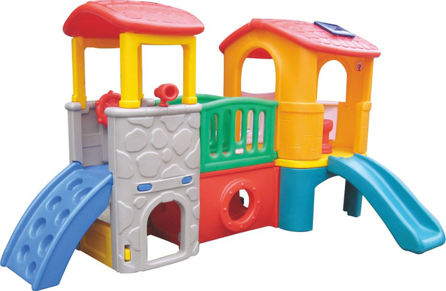 kids playhouse with slide SLWJ-001