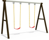 Outdoor Double Swing for Gym Fitness Playground Equipment QQ-012
