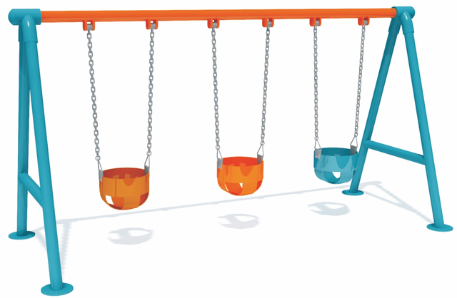 baby swing set for outdoor park QQ-019