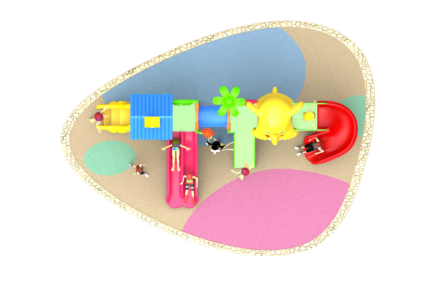 preschool outdoor play equipment HT-55004