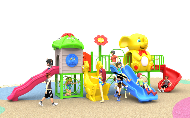 kids outdoor playset outdoor playground equipment custom playground HT-55006