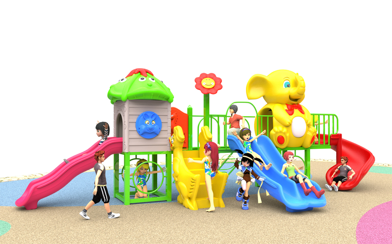kids outdoor playset outdoor playground equipment custom playground HT-55006