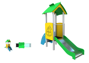kids outdoor playset outdoor playground equipment custom playground PE-HT-015