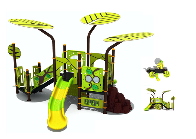 kids outdoor playset outdoor playground equipment custom playground PE-HT-004