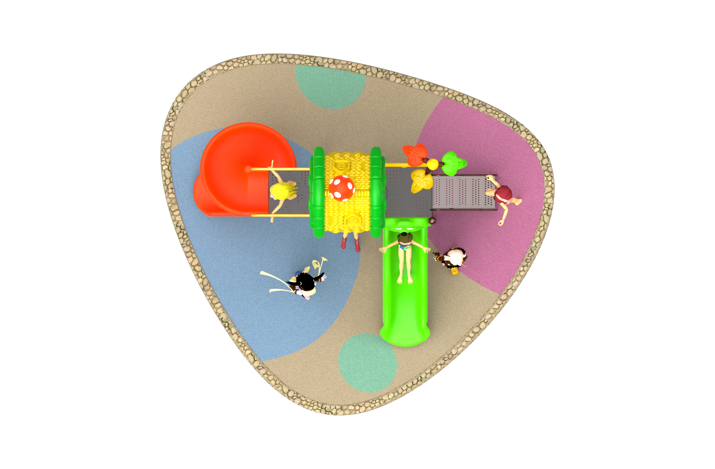 children playground set HT-76094