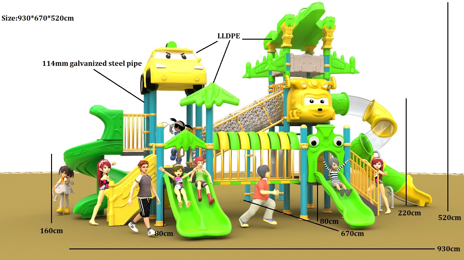 outdoor playground equipment for children HT-14002