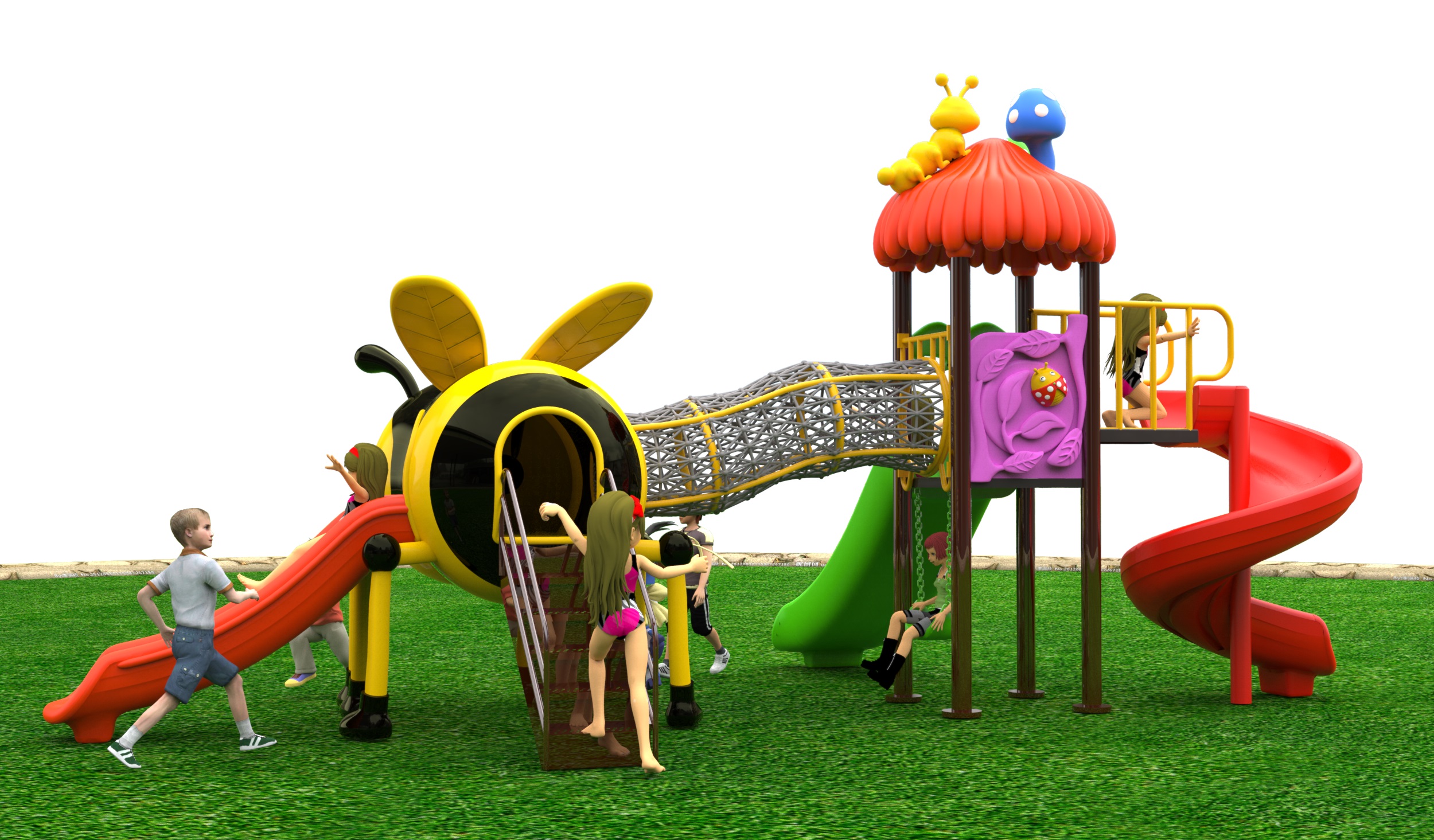 commercial outdoor playground equipment HT-76115